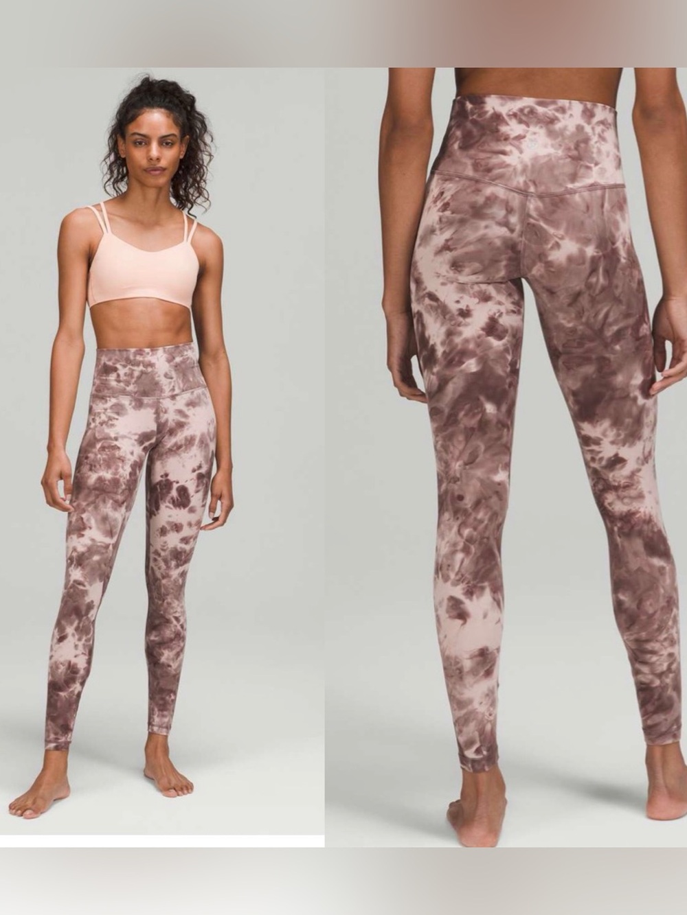LULULEMON • Align high rise legging 28"
Diamond Dye Mink Bery Lunar Rock size 14